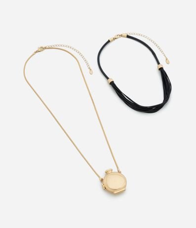 Collar en Capas con Colgante Perfumero 3