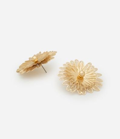 Caravana Botón con Formato de Flor Margarita 2