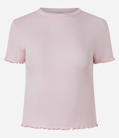 Blusa Manga Corta con Cuello Redondo 4