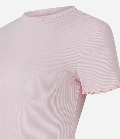 Blusa Manga Corta con Cuello Redondo 5