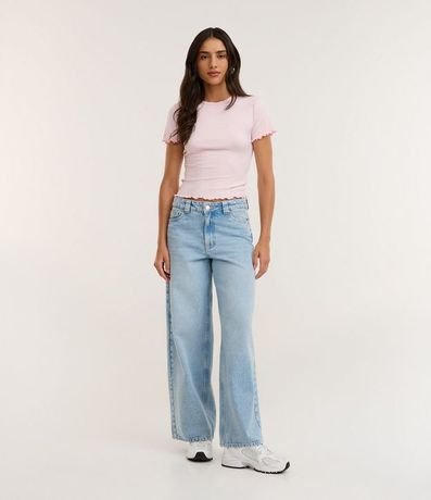 Blusa Manga Corta con Cuello Redondo 2