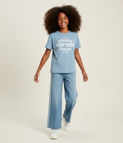 Remera Infantil con Estampado Lettering – Talle 7 a 16 años