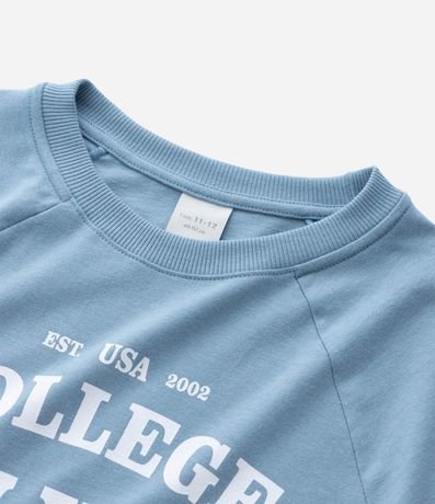 Remera Infantil con Estampado Lettering – Talle 7 a 16 años 5