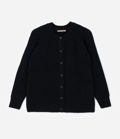 Cardigan Alargado en Punto con Botones Curve & Plus Size 5