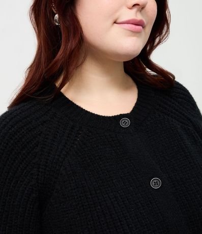 Cardigan Alargado en Punto con Botones Curve & Plus Size 3