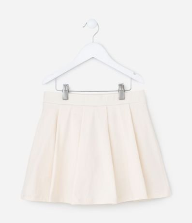 Pollera Infantil en Cotton con Pliegues y Short Interno – Talle 5 a 16 años 3