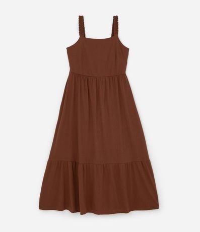 Vestido Midi en Algodón con Volados Curve & Plus Size 5