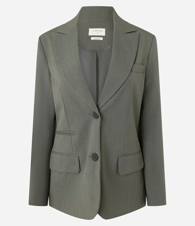 Blazer Oversized Sastre con Bolsillos Delanteros 6