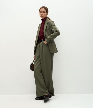 Blazer Oversized Sastre con Bolsillos Delanteros 2