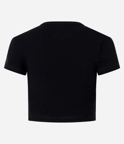 Blusa Baby Tee en Algodón con Sisa Deslocada 2