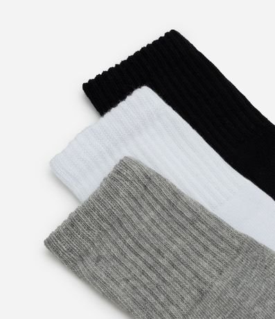 Kit 03 Medias Infantiles Lupo - Talle 24/29 - 30/36 3