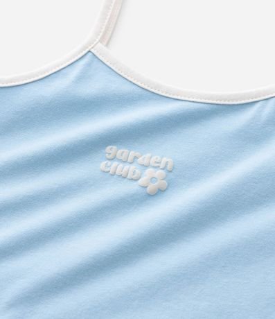 Remera Musculosa Infantil con Lettering Garden Club – Talle 1 a 5/6 años 4