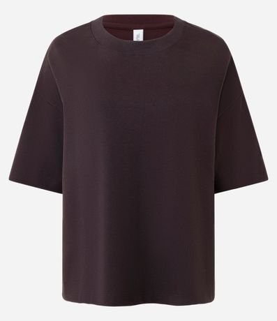 Remera Over Malla con Manga Corta 4
