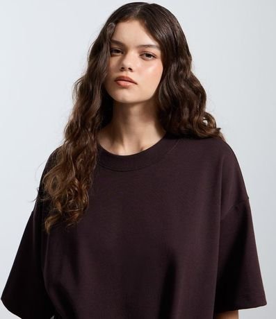Remera Over Malla con Manga Corta 3