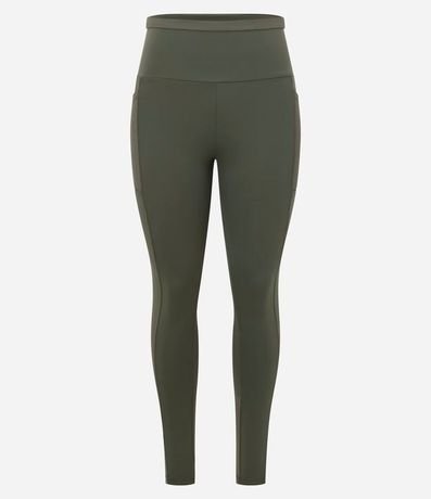 Pantalón Legging Deportivo en Poliamida con Cintura Texturizado 7