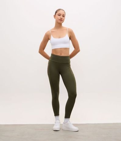 Pantalón Legging Deportivo en Poliamida con Cintura Texturizado 2