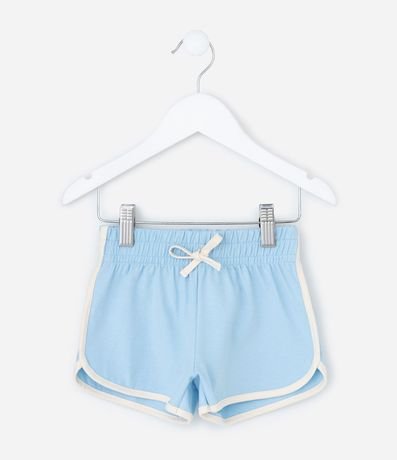 Short Infantil Runner en Algodón con Bies Contrastante – Talle 1 a 6 años