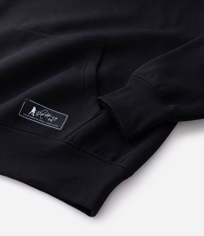 Buzo Masculino de Fleece con Capucha y Estampa Artística 10