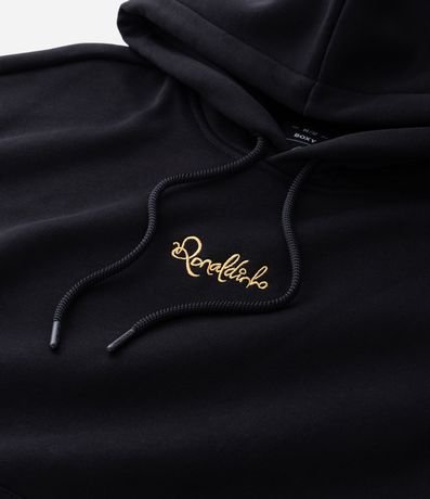 Buzo Masculino de Fleece con Capucha y Estampa Artística 13