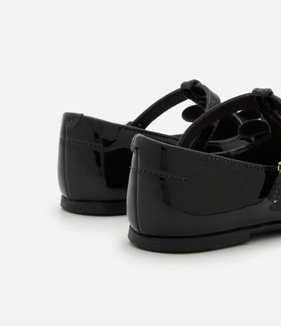 Zapatilla Infantil en Vinil con Moña y Hebilla de Corazón - Talle 20 al 25 2