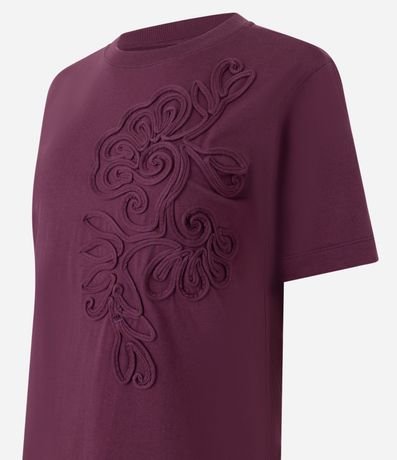 Remera en Algodón con Bordado Floral 6