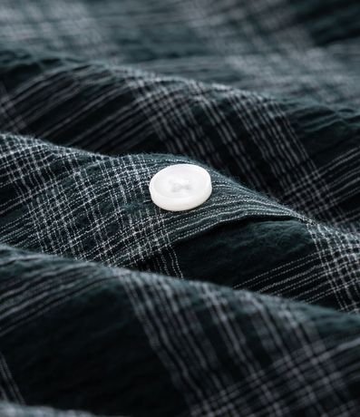 Camisa Manga Larga en Tricolina de Cuadros 5