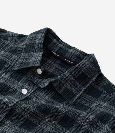 Camisa Manga Larga en Tricolina de Cuadros 7