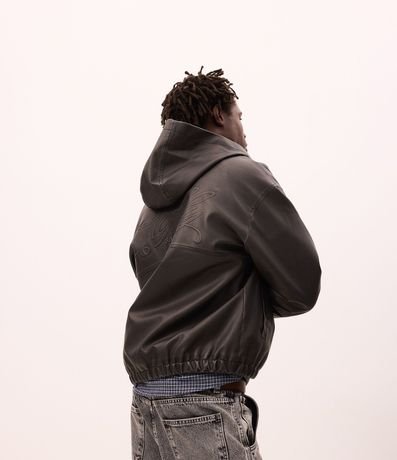 Chaqueta en PU Pesada con Detalle Embossed 2