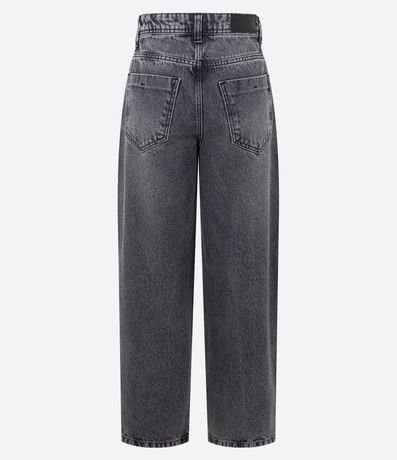 Pantalón Baggy en Jeans con Cintura Mediana y Ojales Laterales 6