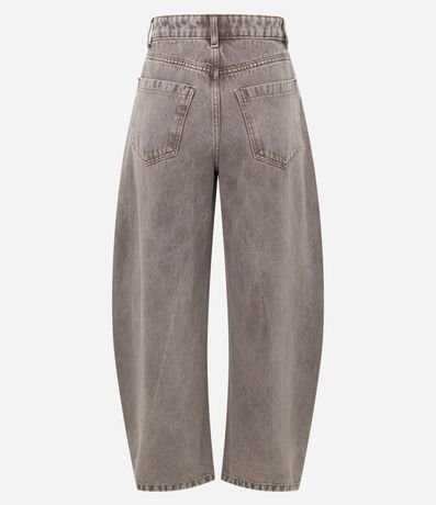 Pantalón Barrel en Jeans Cationizado con Cintura Alta 2