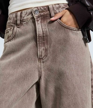 Pantalón Barrel en Jeans Cationizado con Cintura Alta 4
