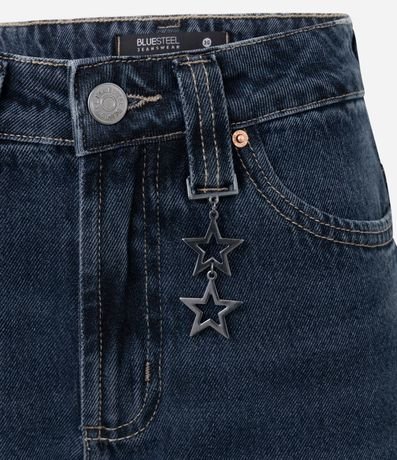 Pantalón Baggy en Jeans con Cintura Mediana y Colgante Desmontable 7