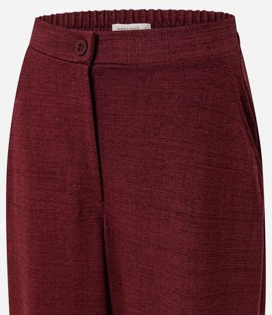 Pantalón en Orly con Fondo Melange y Cintura Elástica 6