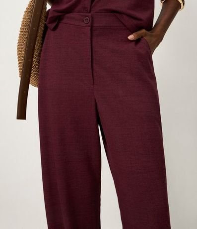 Pantalón en Orly con Fondo Melange y Cintura Elástica 4