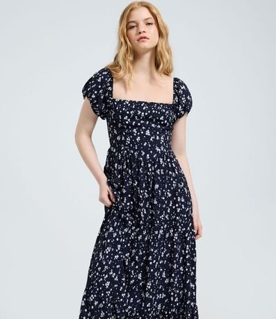 Vestido New Midi en Viscosa con Estampa Floral 2