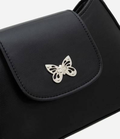 Cartera Infantil Compacta con Detalle de Mariposa y Cadenas – Talle U 6