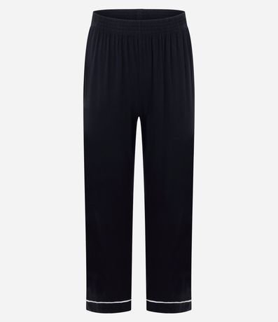 Pijama Largo en Viscolycra con Bies Contrastante 3