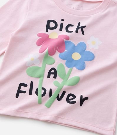 Blusa Slim Infantil con Estampado Floral – Talle 1 a 5/6 5