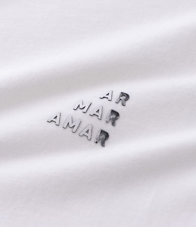 Remera Comfort en Algodón con Lettering Aire, Mar y Amar 4