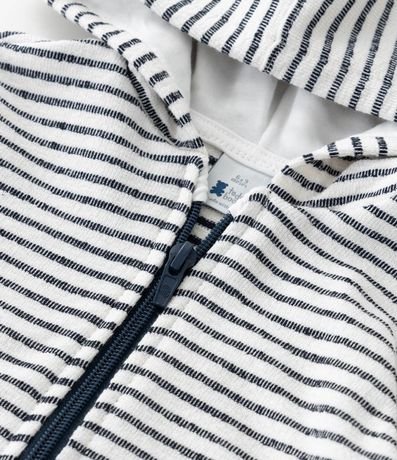 Campera Infantil Rayada con Capucha – Talle RN a 18 Meses 6