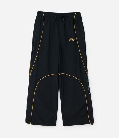 Pantalón Masculino Microfibra Ronaldinho con Piping Contrastante 14