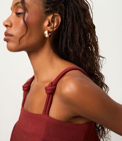 Blusa en Capas con Detalle de Nudo en el Bretel 4