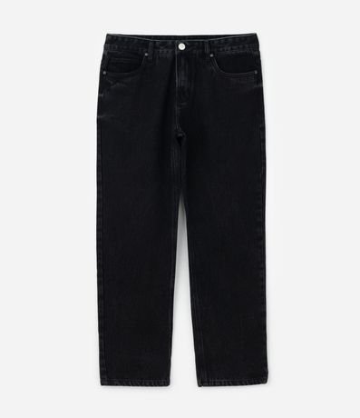 Pantalón de Jean Recto con Bolsillo y Cierre en Cremallera 2