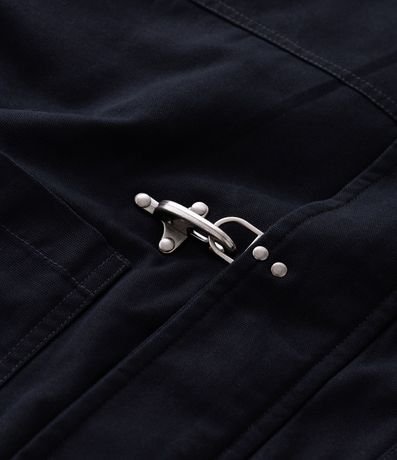 Campera Pesada en Sarga Lisa con Trava de Metal 8