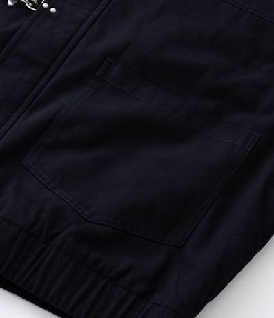 Campera Pesada en Sarga Lisa con Trava de Metal 12