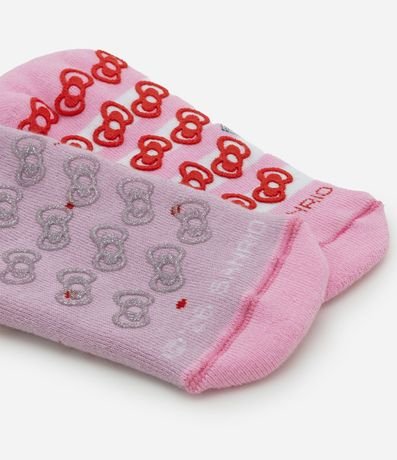 Kit 02 Medias Ballet Infantiles con Estampado Hello Kitty – Talle 19/22 a 31/34 4