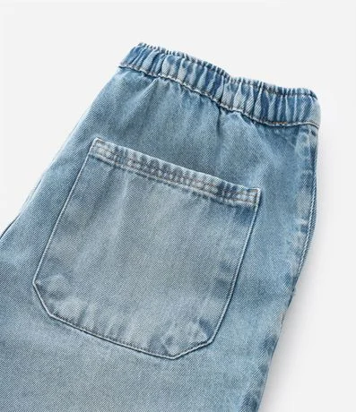 Bermuda Infantil en Jeans con Cintura Elástica y Cordón – Talle 5 a 14 años 5