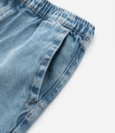 Bermuda Infantil en Jeans con Cintura Elástica y Cordón – Talle 5 a 14 años 6