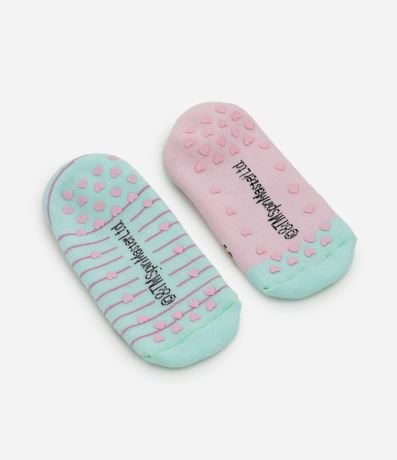 Kit 02 Medias Ballet con Antideslizante Paw Patrol 3