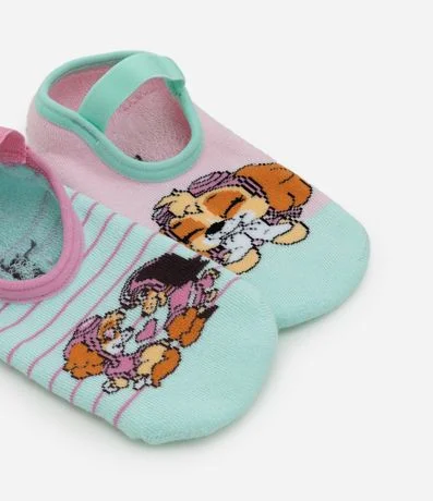 Kit 02 Medias Ballet con Antideslizante Paw Patrol 4